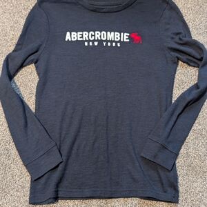 Abercrombie & Fitch Kids Dark Blue Long Sleeve Tee